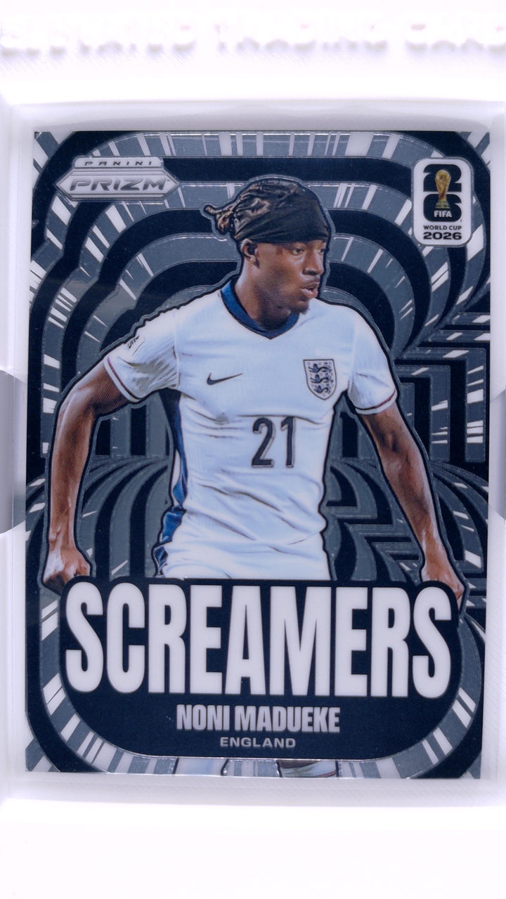 2026 Panini Prizm FIFA World Cup Soccer Noni Madueke #22 Screamers — Front