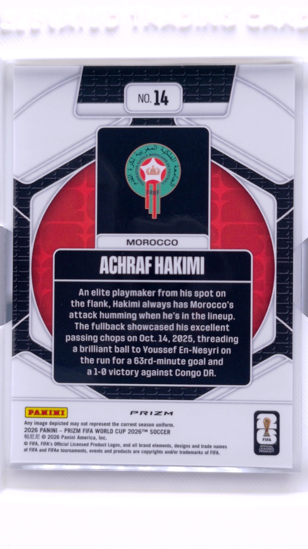 #14 Achraf Hakimi Trophy Hunting - back