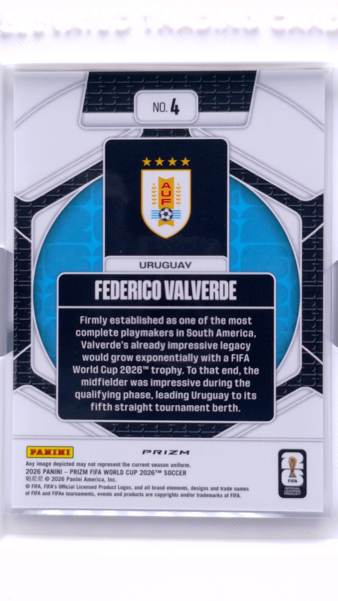 #4 Federico Valverde National Landmarks - back