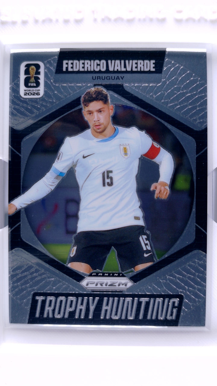 2026 Panini Prizm FIFA World Cup Soccer Federico Valverde #4 National Landmarks — Front