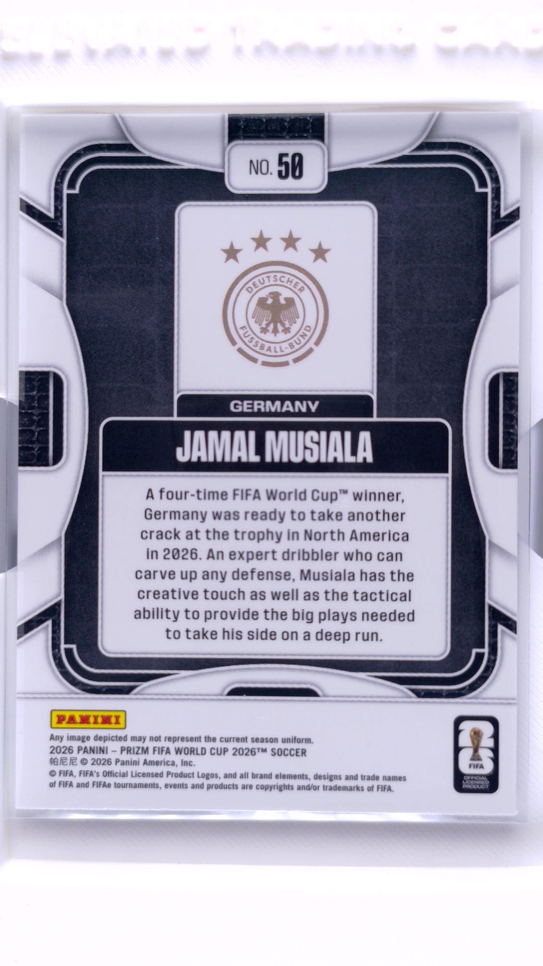 #50 Jamal Musiala - back