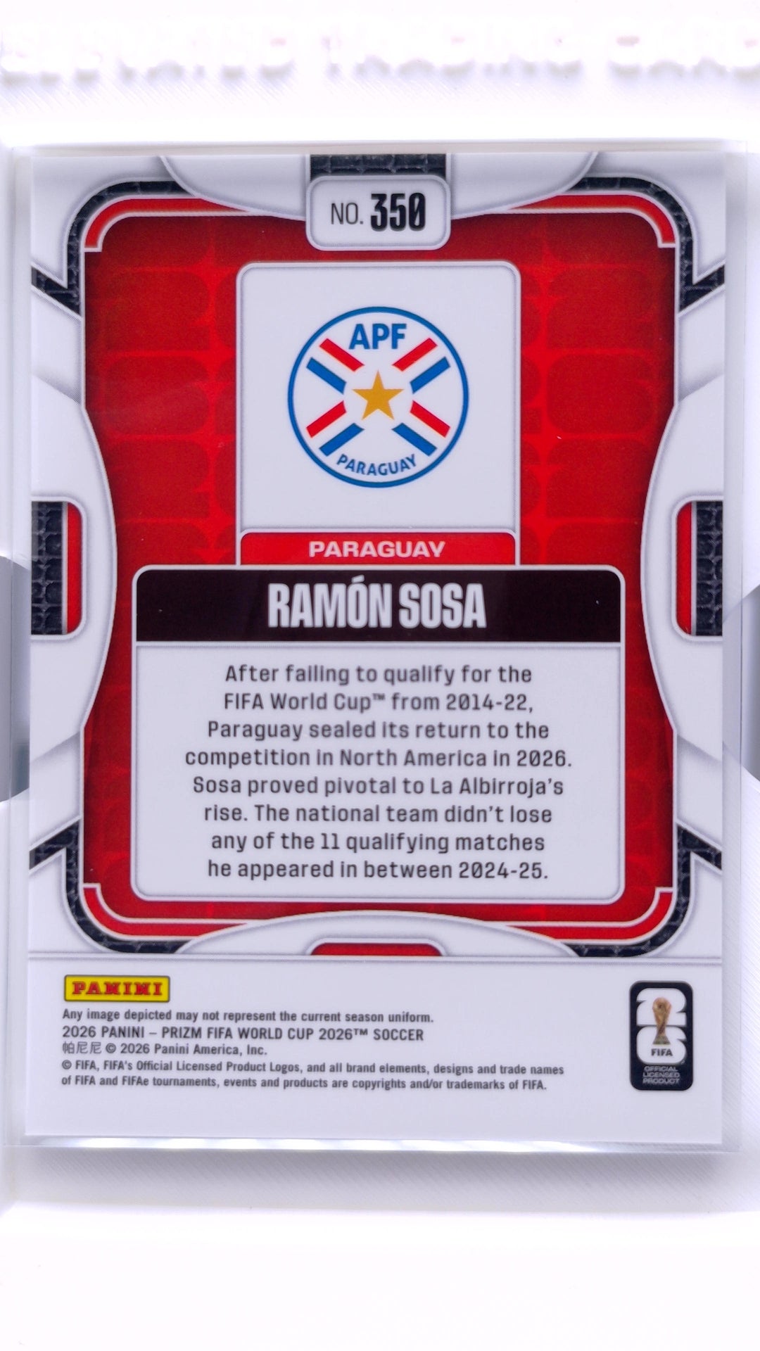 #350 Ramon Sosa - back