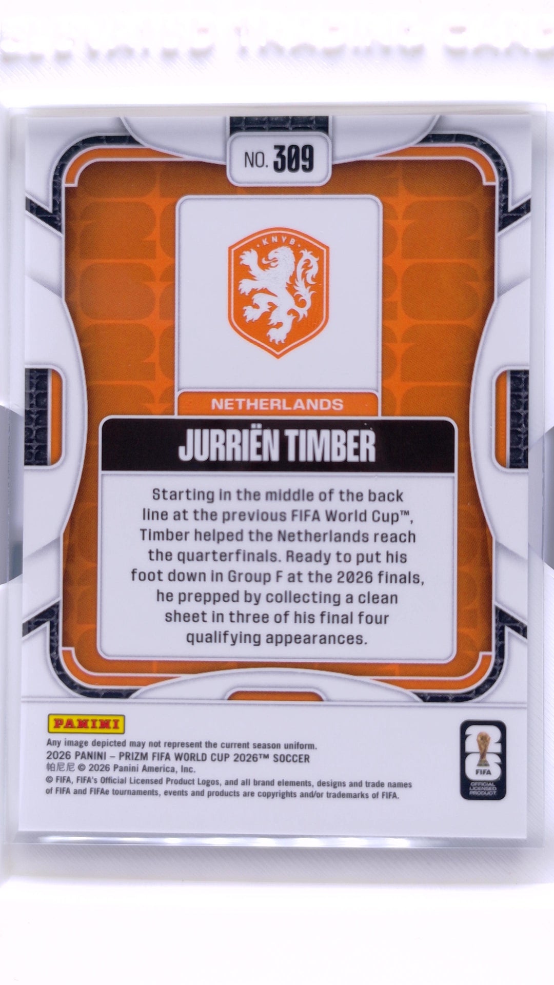 #309 Jurrien Timber - back