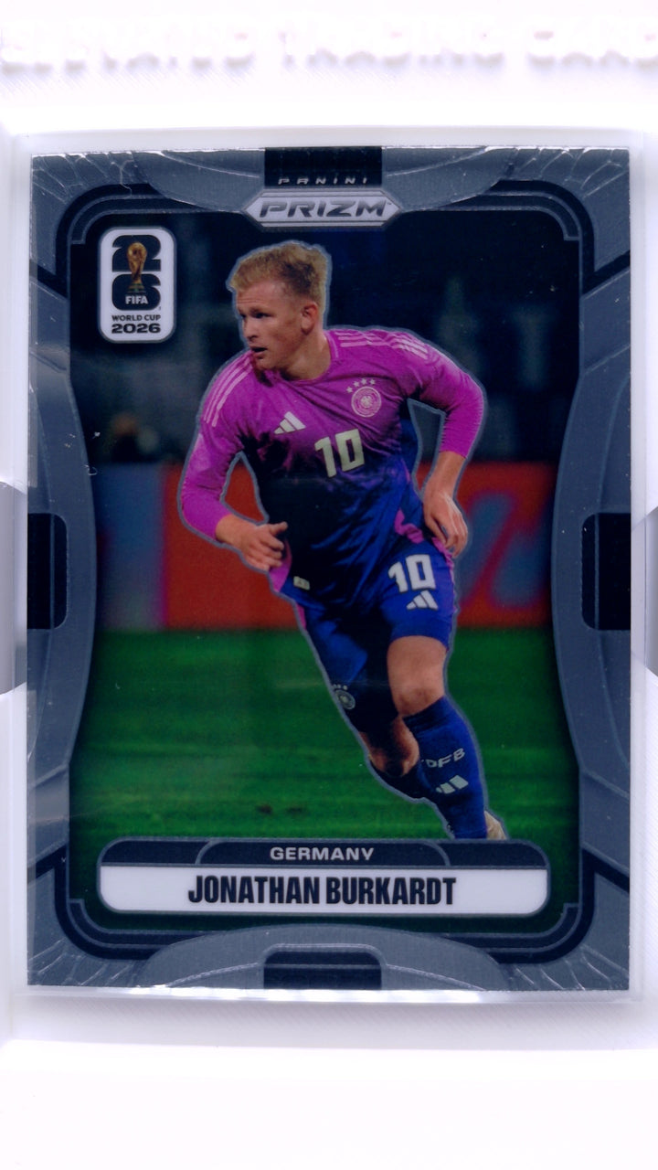 2026 Panini Prizm FIFA World Cup Soccer Jonathan Burkardt #62 — Front