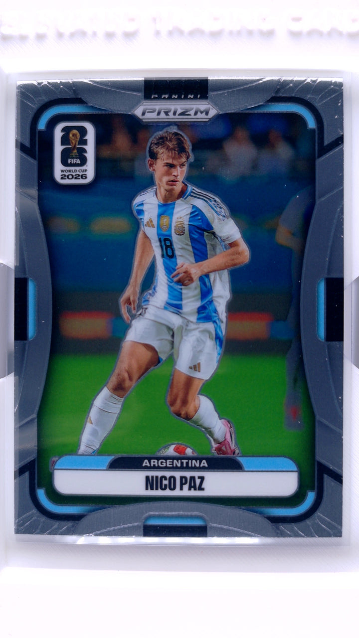 2026 Panini Prizm FIFA World Cup Soccer Nico Paz #4 — Front