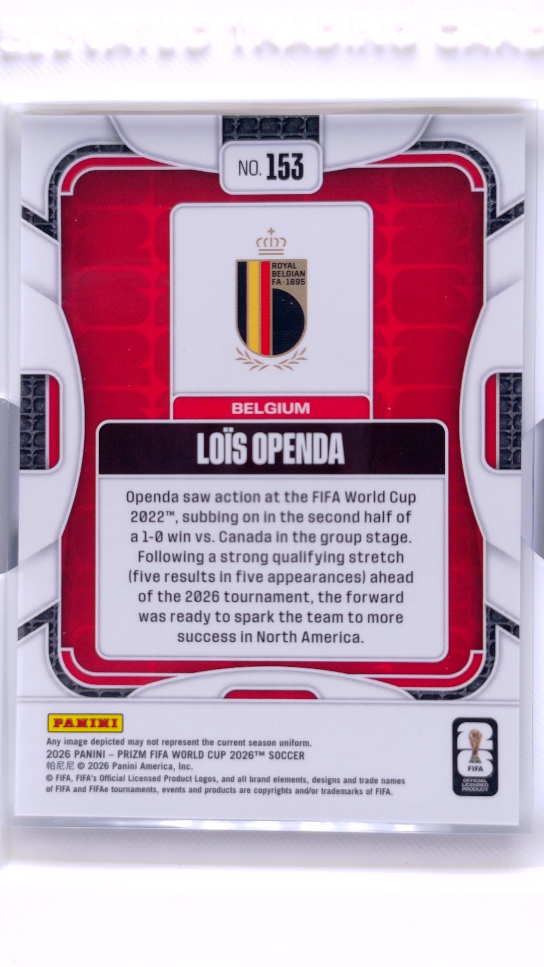 #153 Lois Openda - back