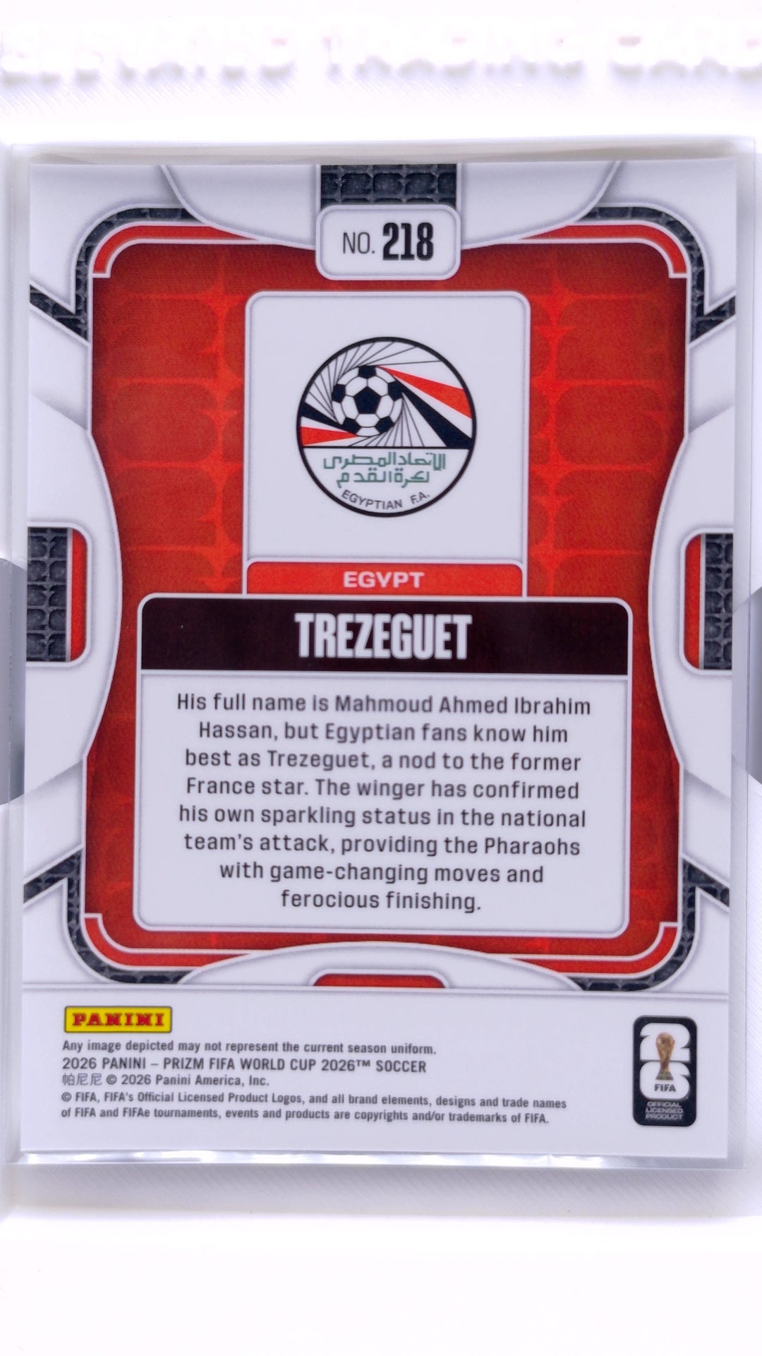 #218 Trezeguet - back