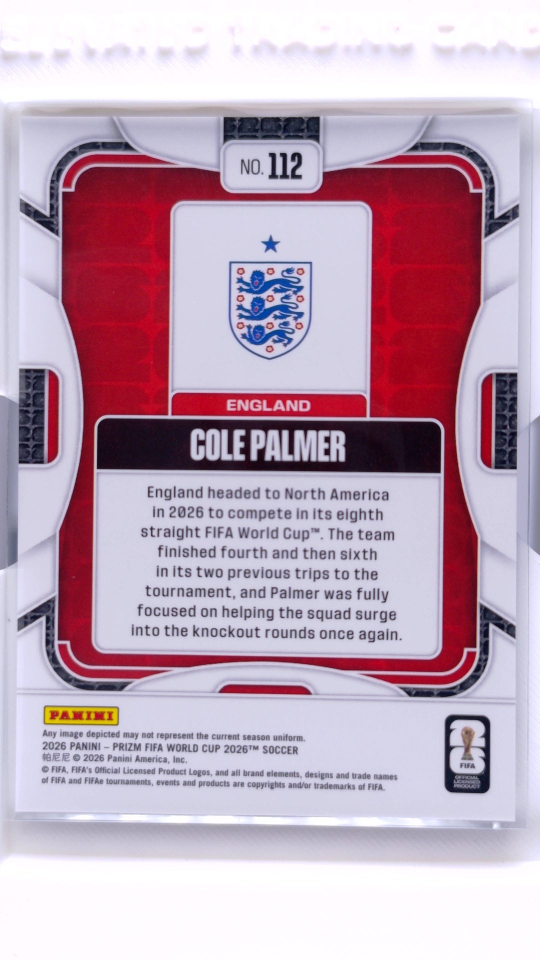 #112 Cole Palmer - back