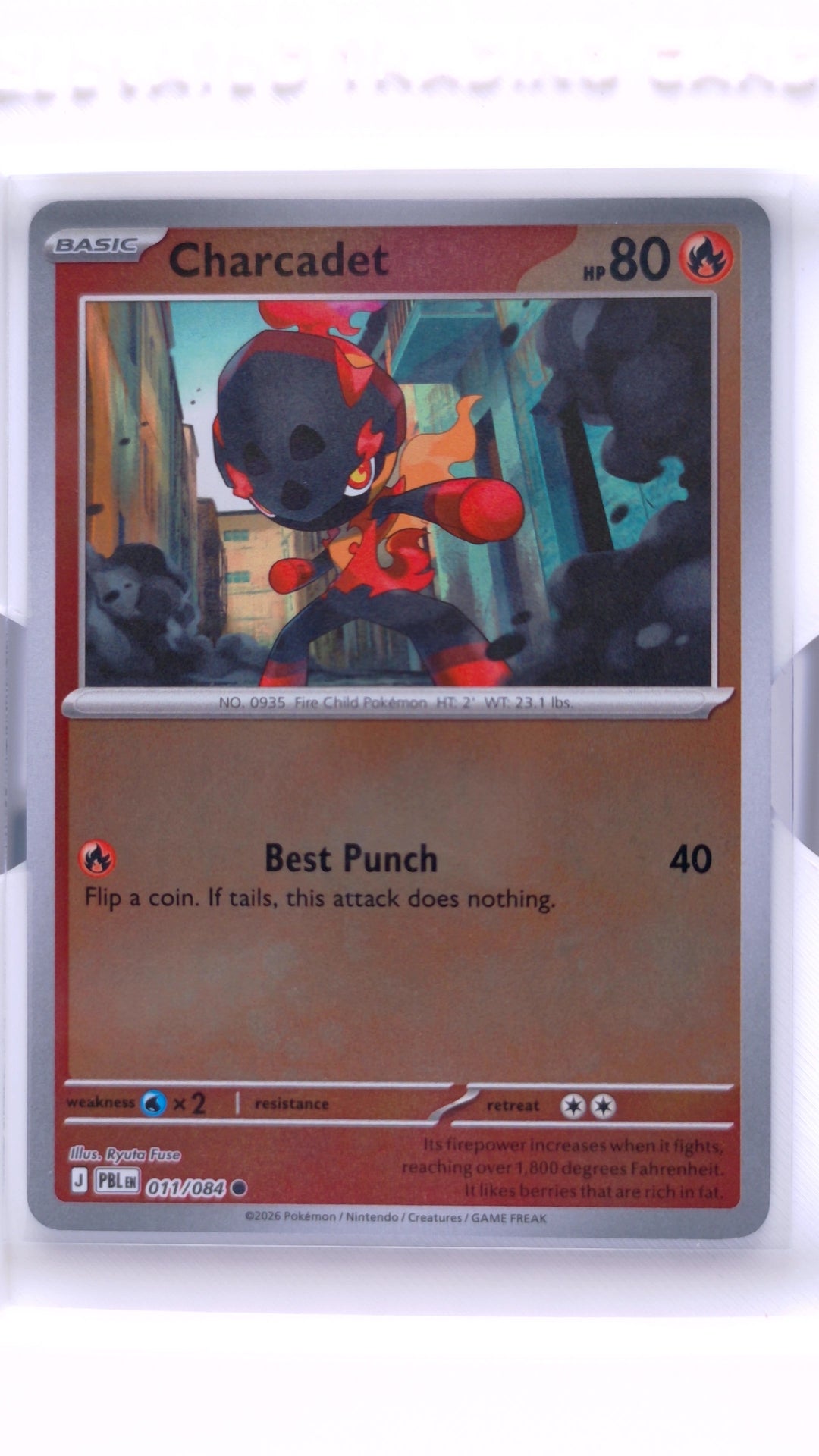 #11 Charcadet Reverse Holo Common - front