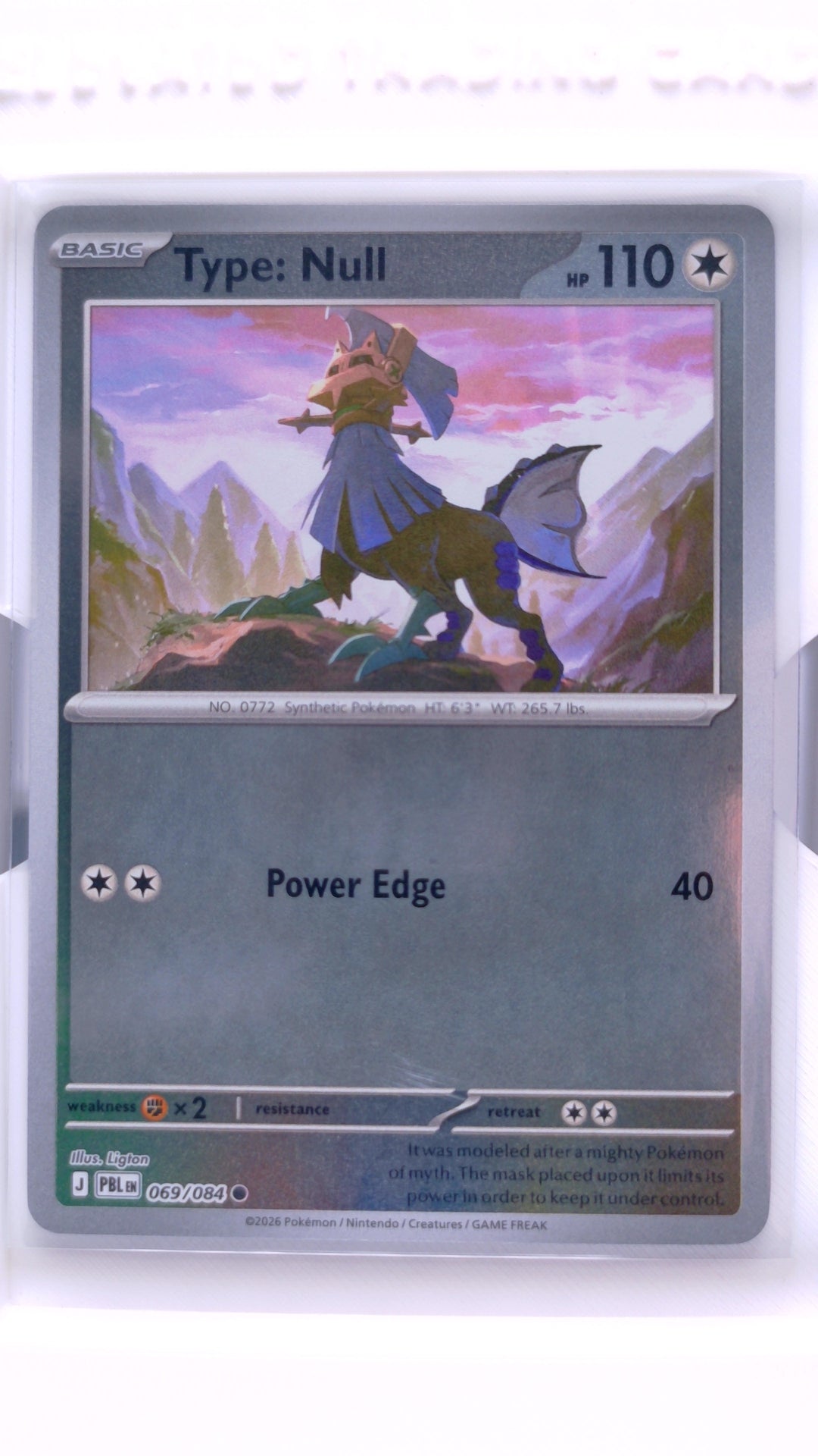 #69 Type: Null Reverse Holo Common - front