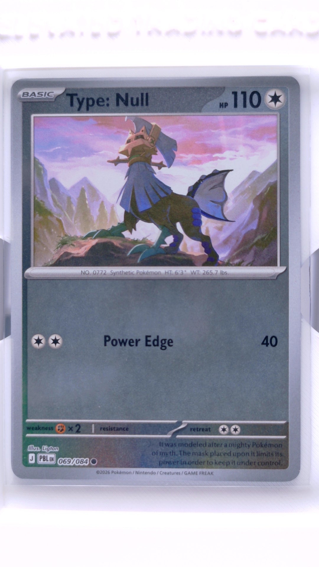 #69 Type: Null Reverse Holo Common - front