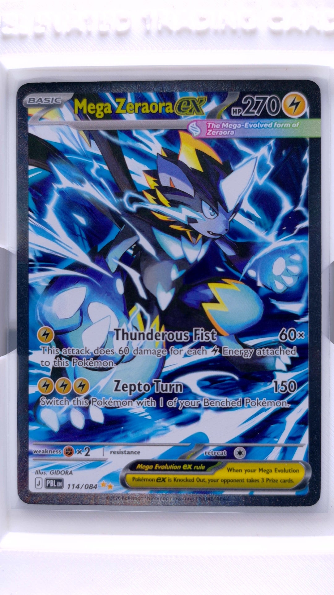 #114 Mega Zeraora ex Special Illustration Rare - front