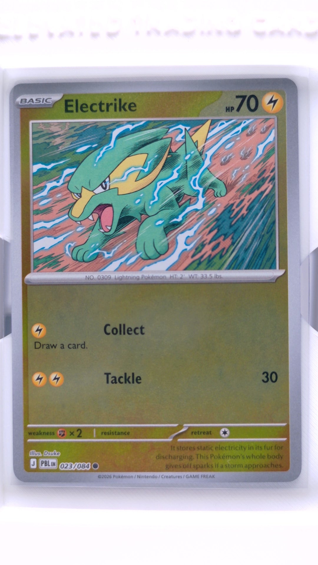 #23 Electrike Reverse Holo Common - front