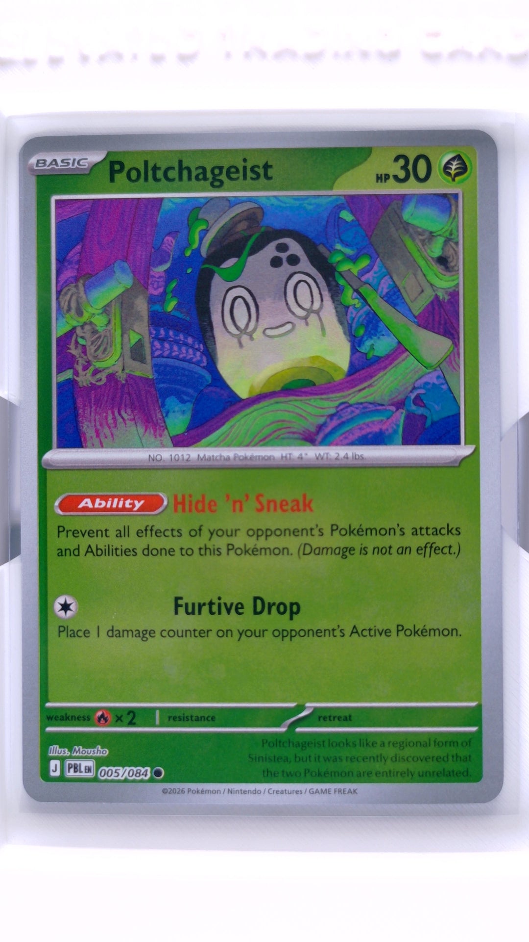 #5 Poltchageist Reverse Holo Common - front