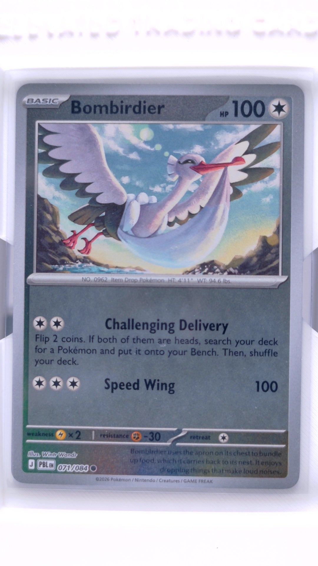 #71 Bombirdier Reverse Holo Common - front