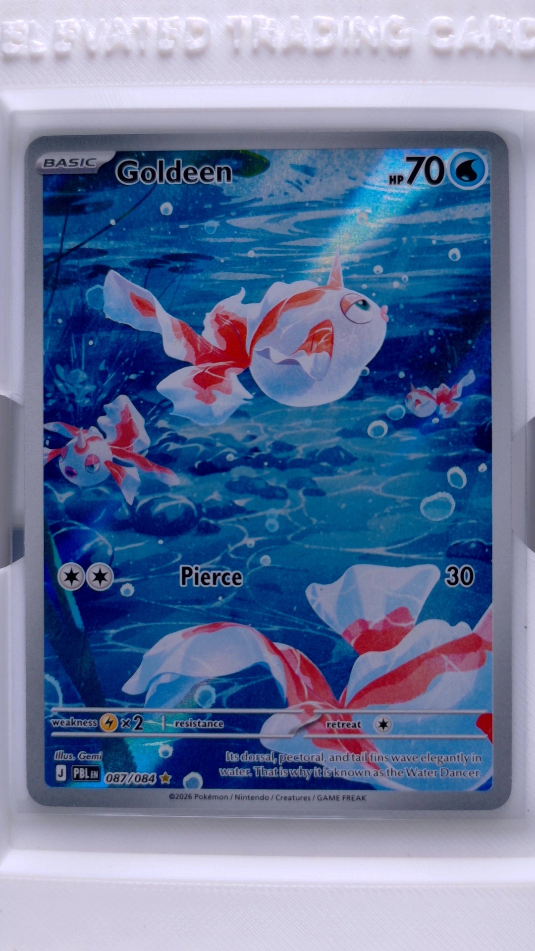 #87 Goldeen Illustration Rare - front