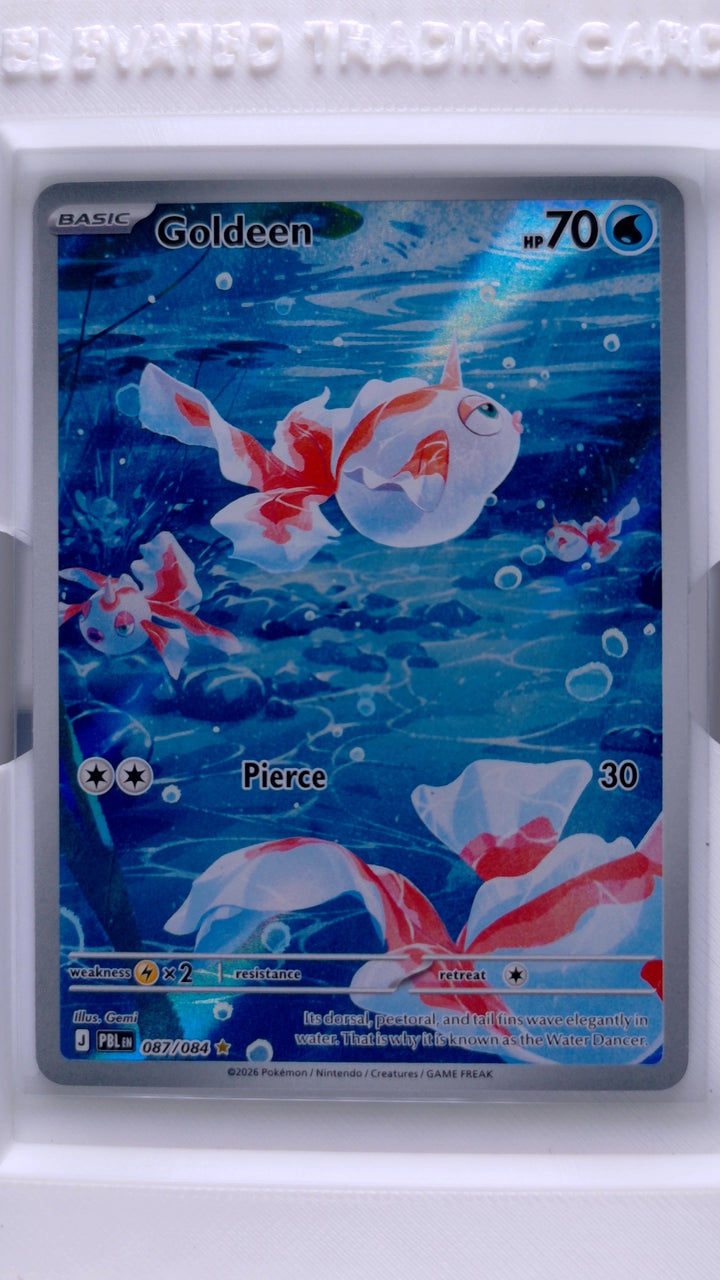 Pokémon TCG: Mega Evolution — Pitch Black Goldeen #087/084 Illustration Rare — Front