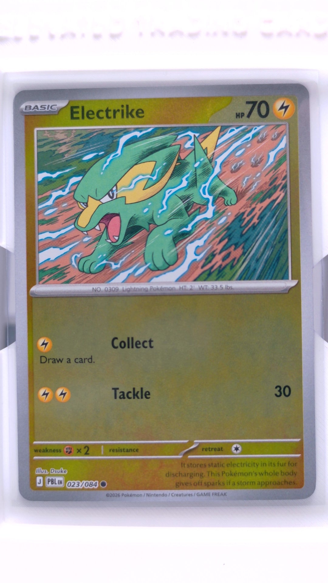 #23 Electrike Reverse Holo Common - front