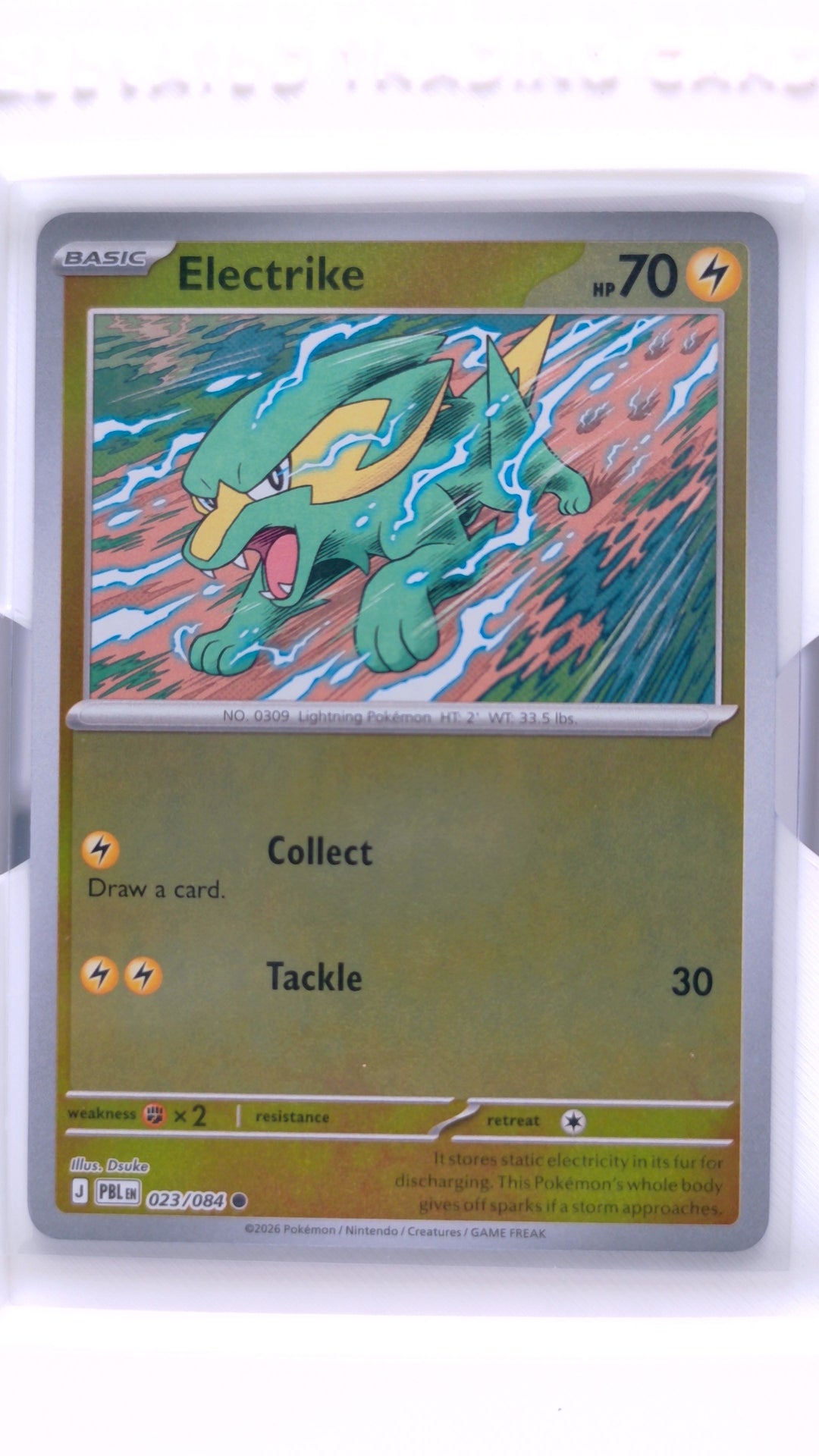 #23 Electrike Reverse Holo Common - front