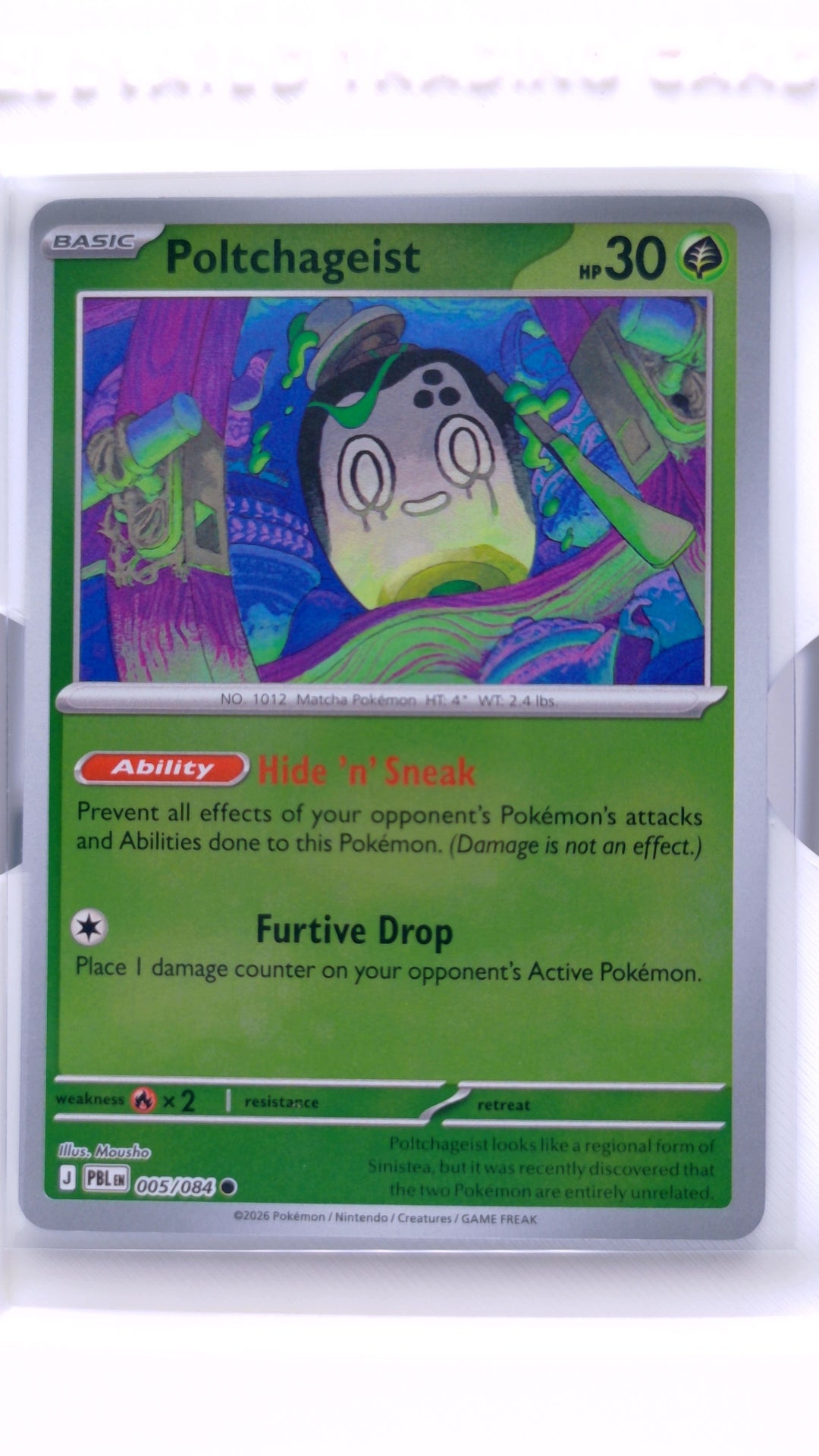 #5 Poltchageist Reverse Holo Common - front