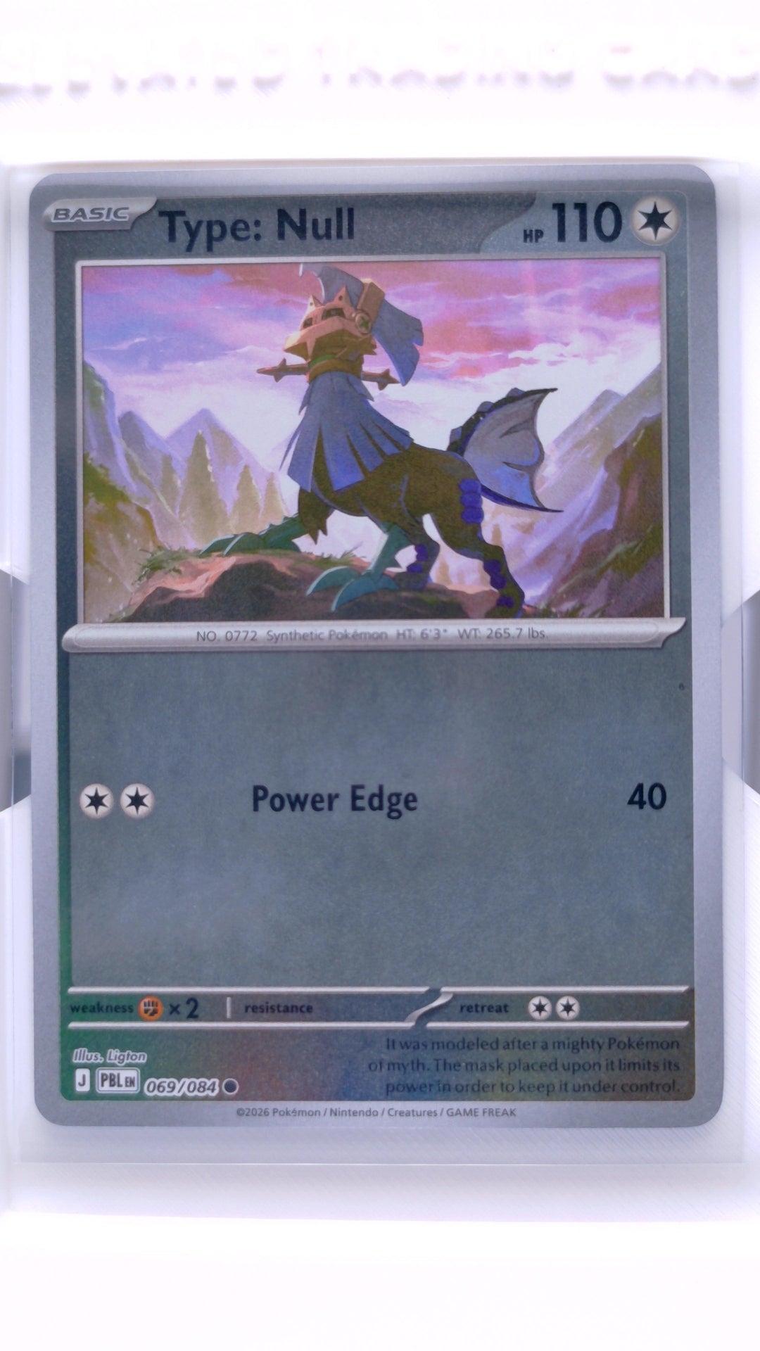#69 Type: Null Reverse Holo Common - front