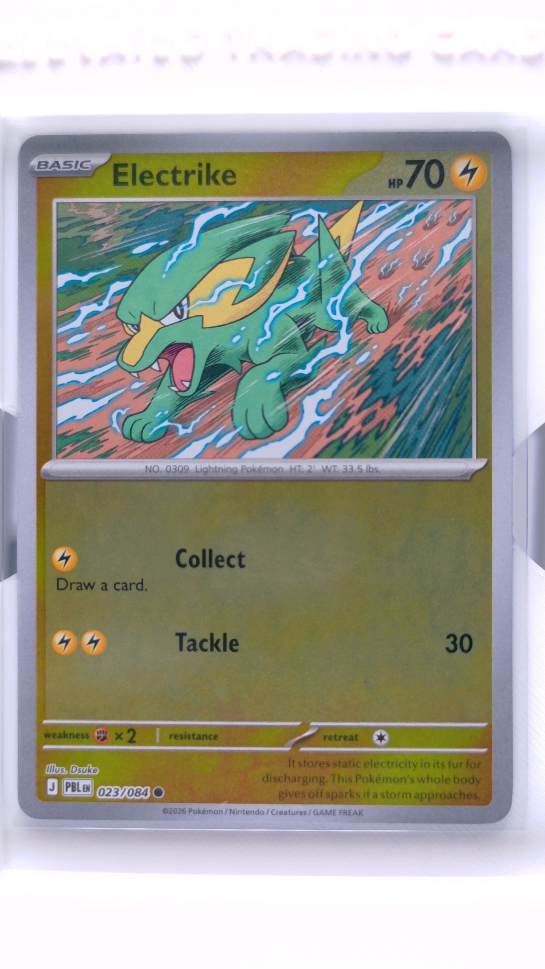 #23 Electrike Reverse Holo Common - front