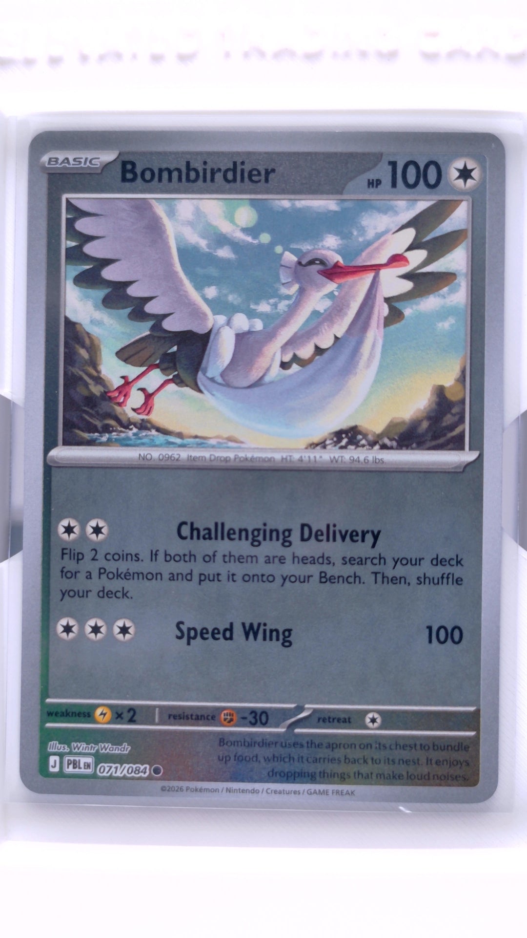 #71 Bombirdier Reverse Holo Common - front