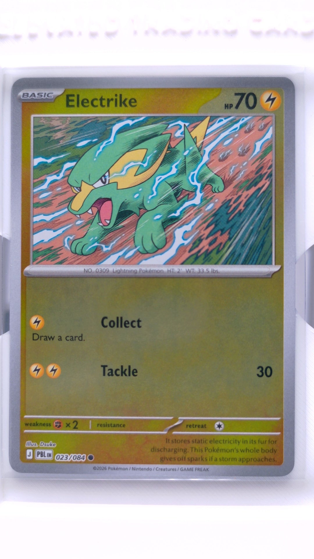 #23 Electrike Reverse Holo Common - front