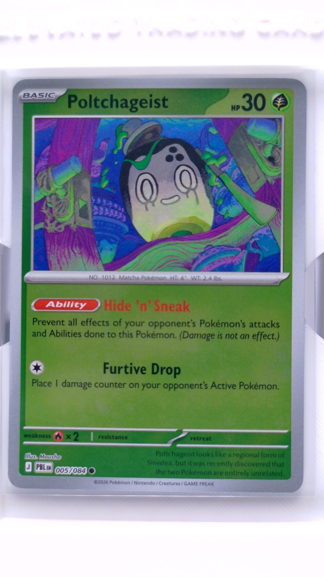 #5 Poltchageist Reverse Holo Common - front