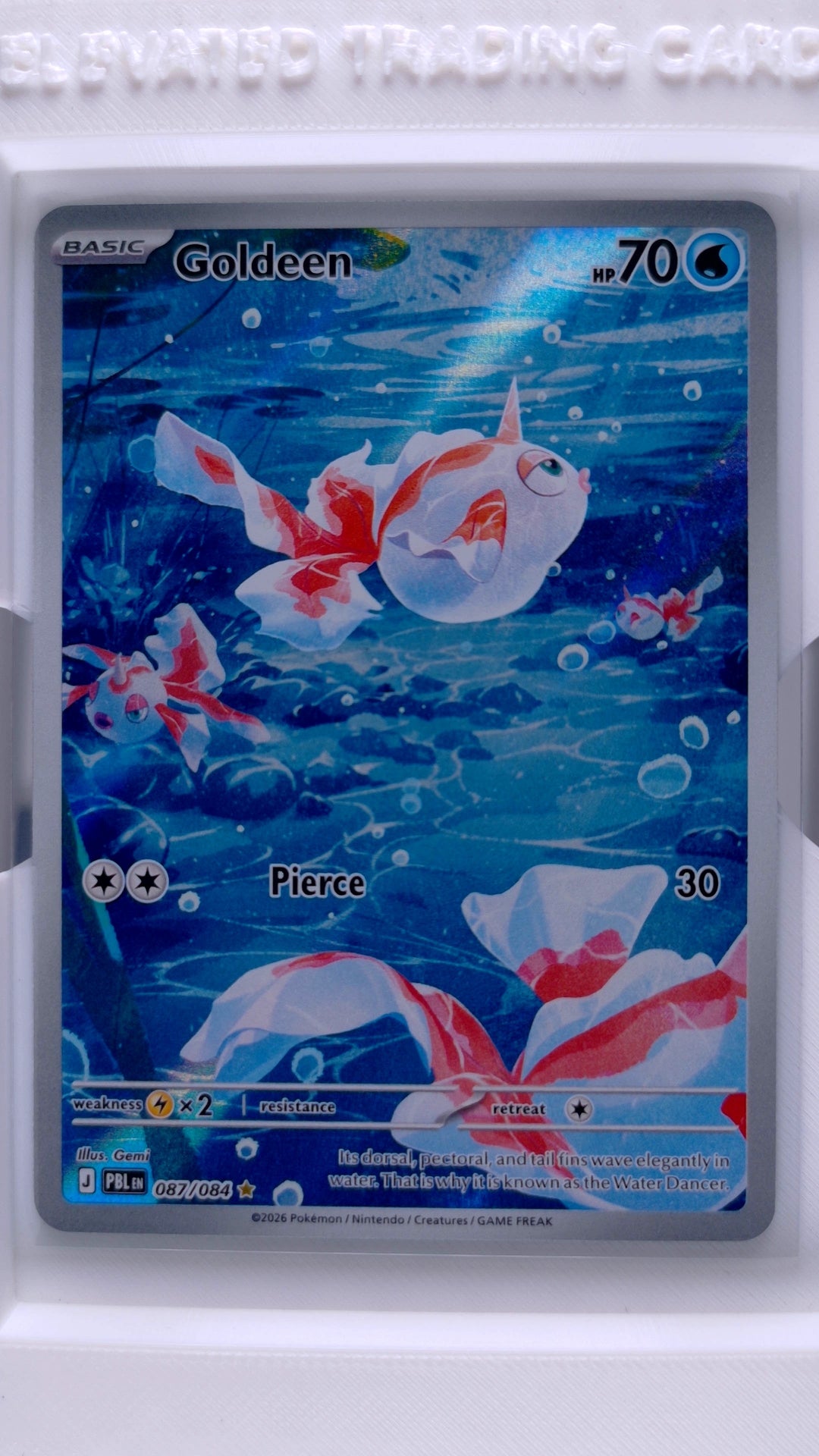 #87 Goldeen Illustration Rare - front