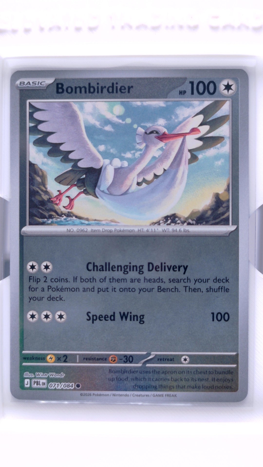 #71 Bombirdier Reverse Holo Common - front