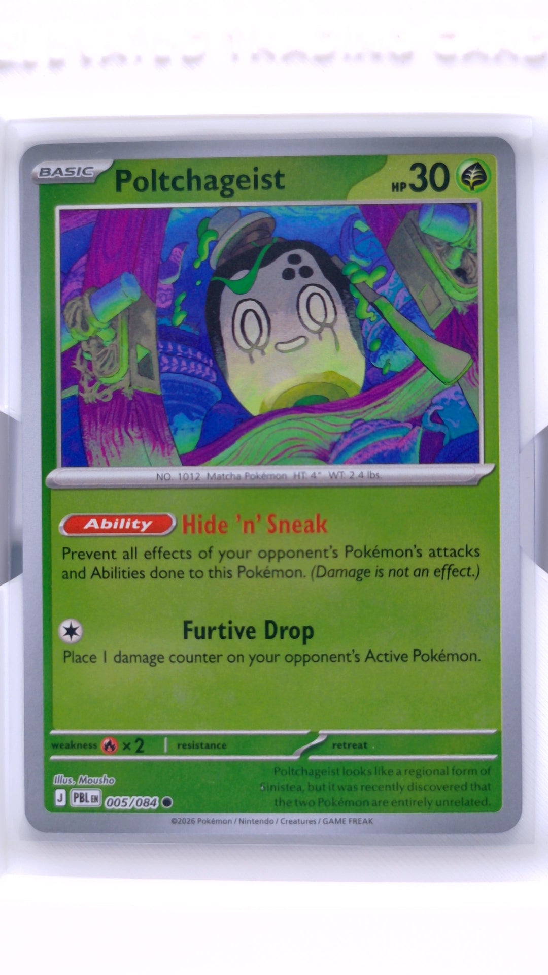 #5 Poltchageist Reverse Holo Common - front