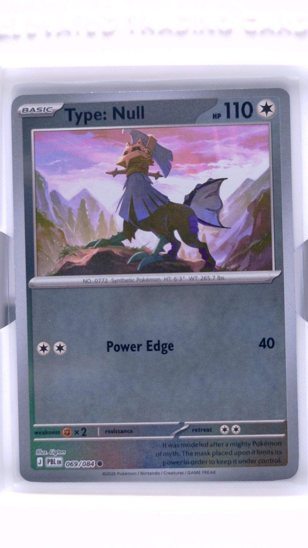 #69 Type: Null Reverse Holo Common - front