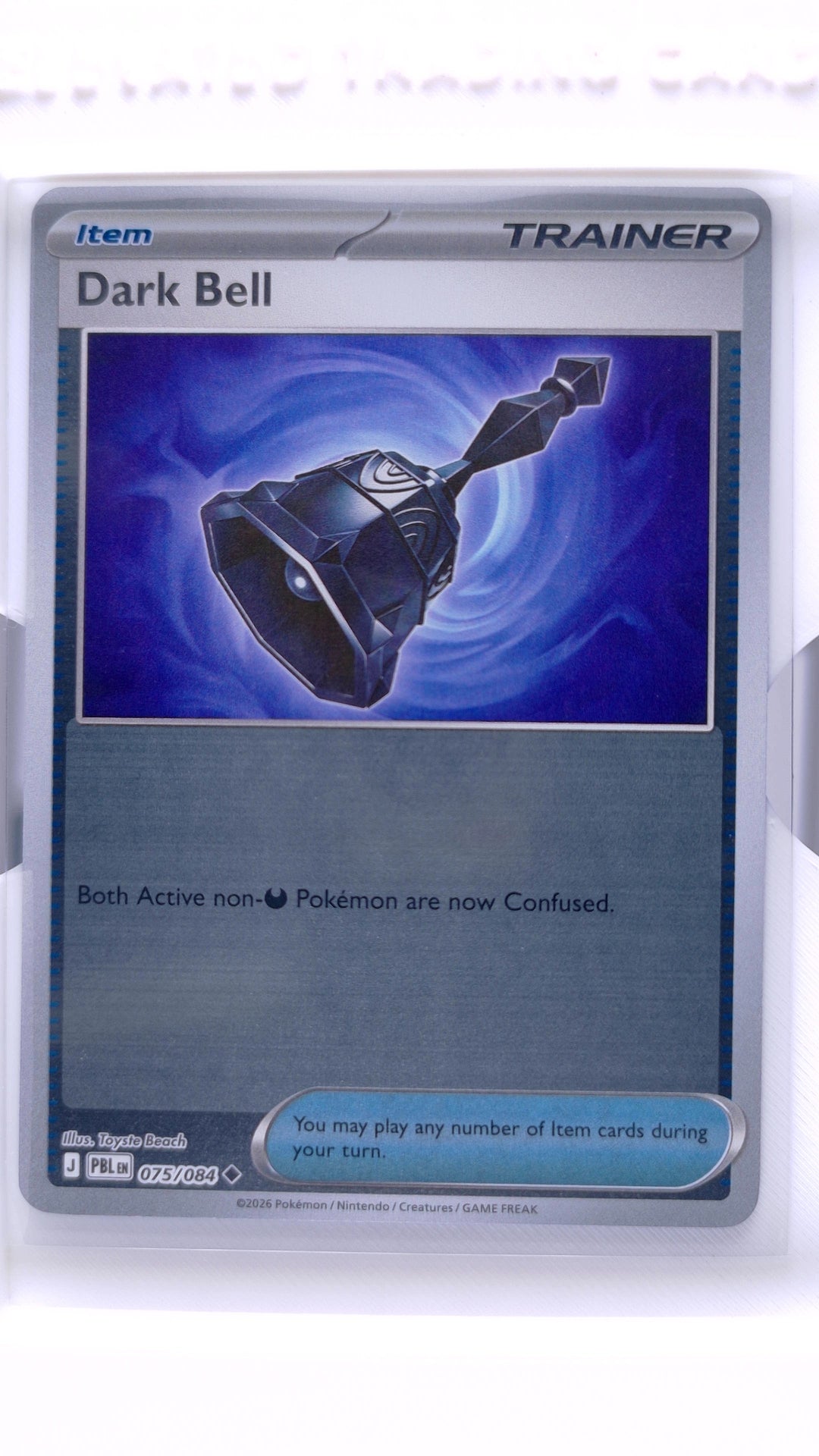 #75 Dark Bell Reverse Holo Uncommon - front