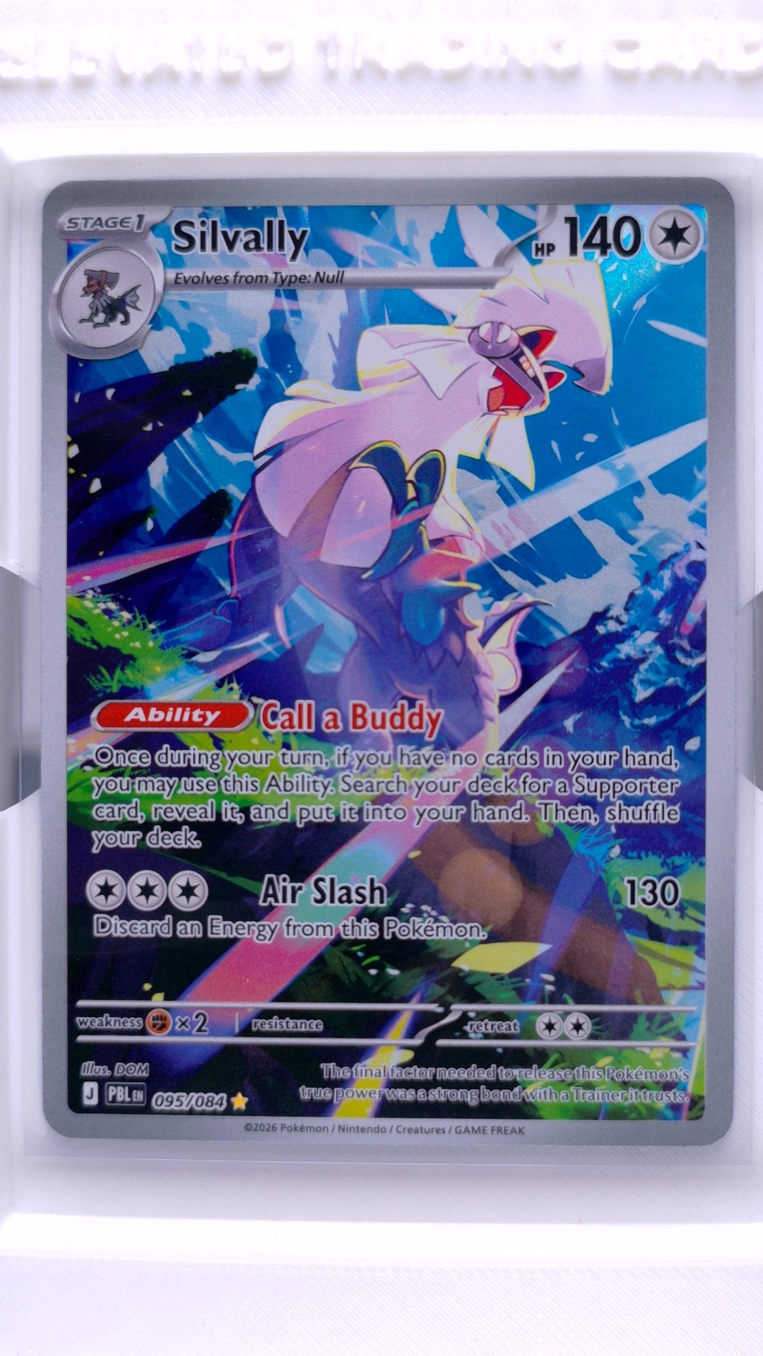 #95 Silvally Illustration Rare - front
