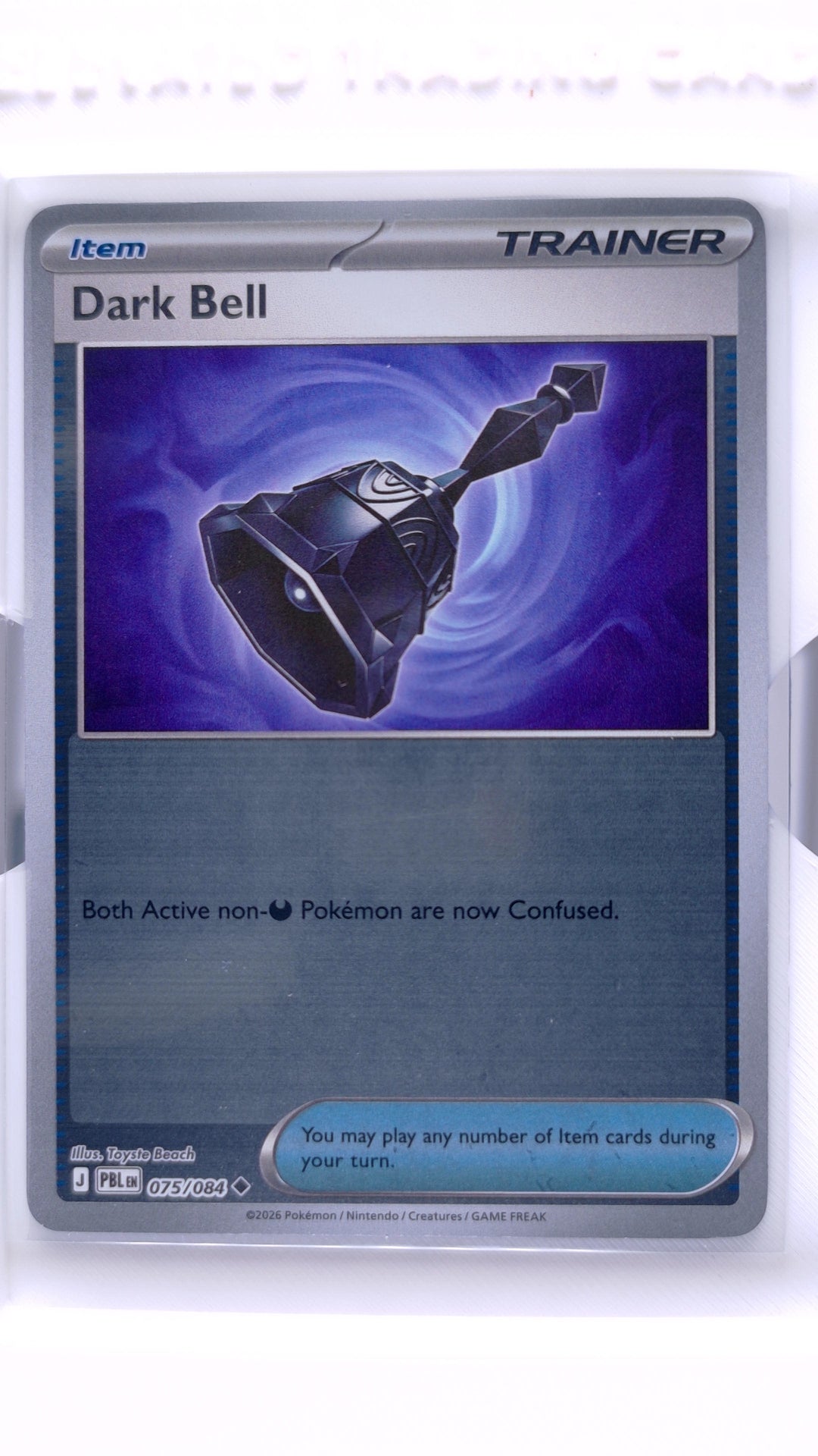 #75 Dark Bell Reverse Holo Uncommon - front