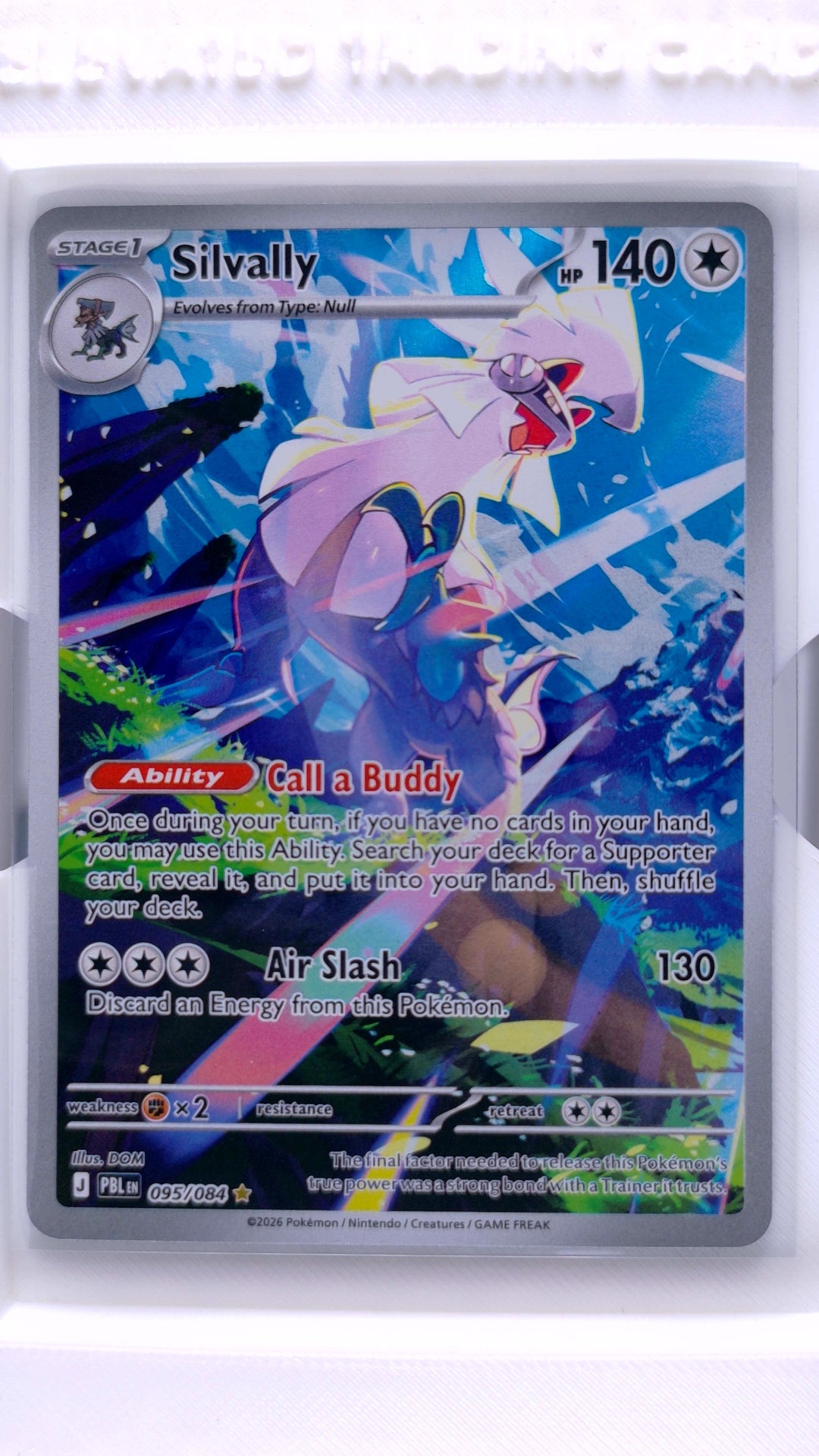 #95 Silvally Illustration Rare - front