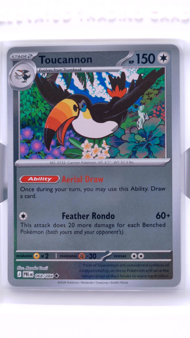 Pokémon TCG: Mega Evolution — Pitch Black Toucannon #068/084 Uncommon Reverse Holo — Front
