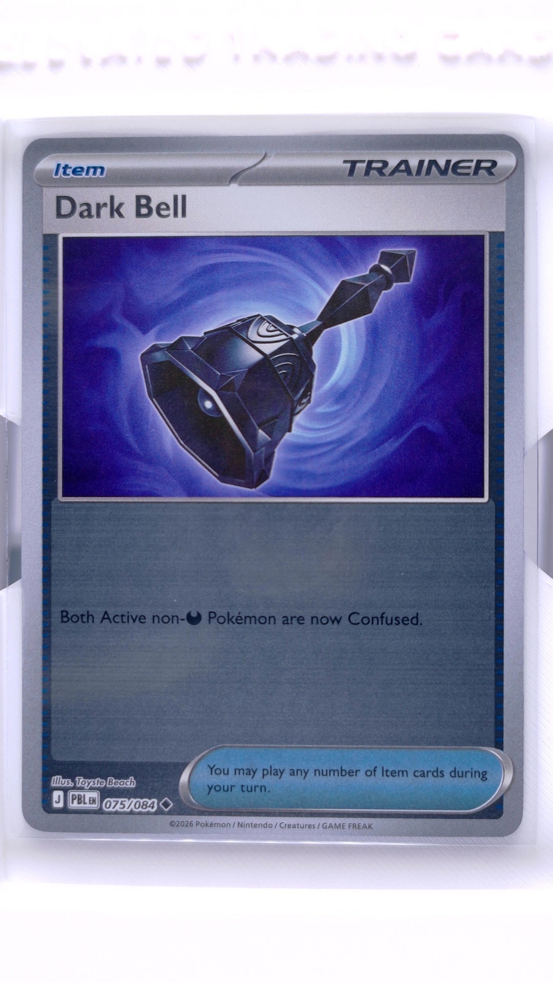 #75 Dark Bell Reverse Holo Uncommon - front