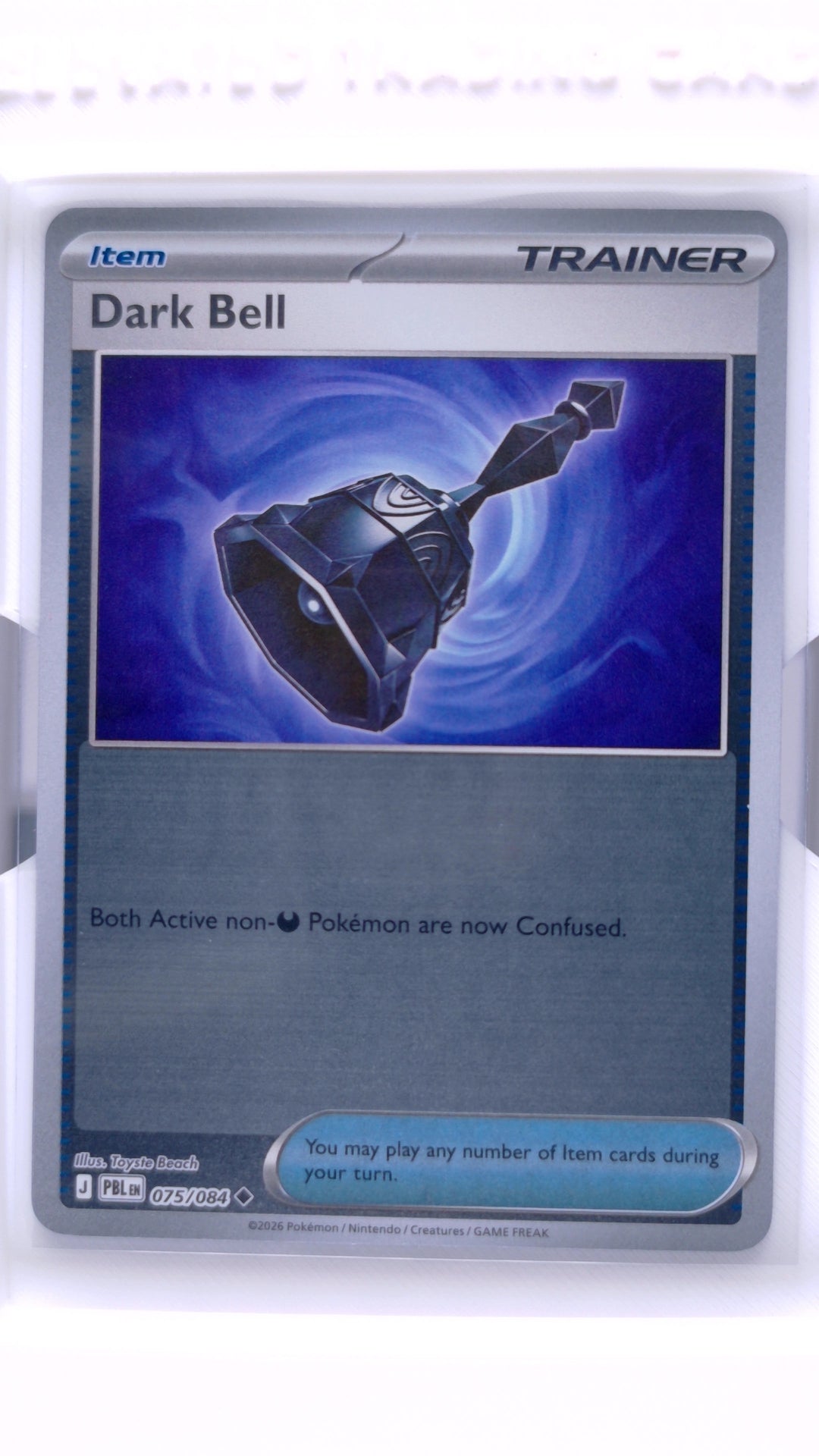 #75 Dark Bell Reverse Holo Uncommon - front