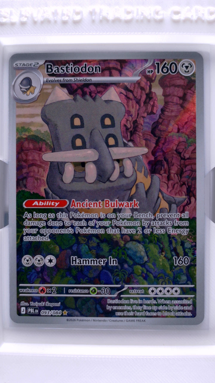 Pokémon TCG: Mega Evolution — Pitch Black Bastiodon #093/084 Illustration Rare — Front