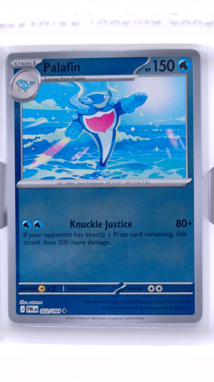 Pokémon TCG: Mega Evolution — Pitch Black Palafin #022/084 Uncommon Reverse Holo — Front
