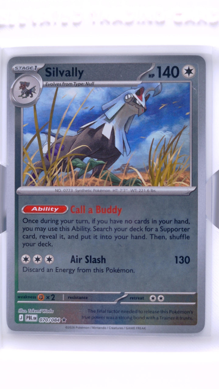 Pokémon TCG: Mega Evolution — Pitch Black Silvally #070/084 Rare Reverse Holo — Front