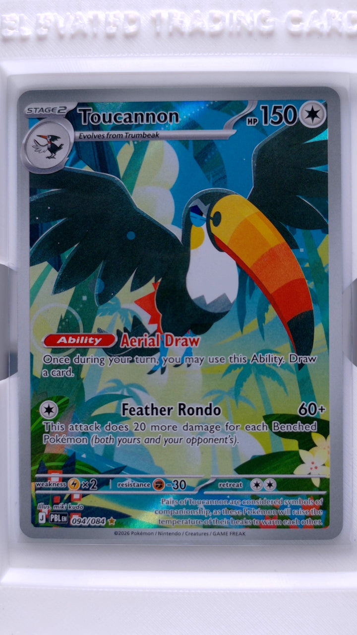Pokémon TCG: Mega Evolution — Pitch Black Toucannon #094/084 Illustration Rare — Front