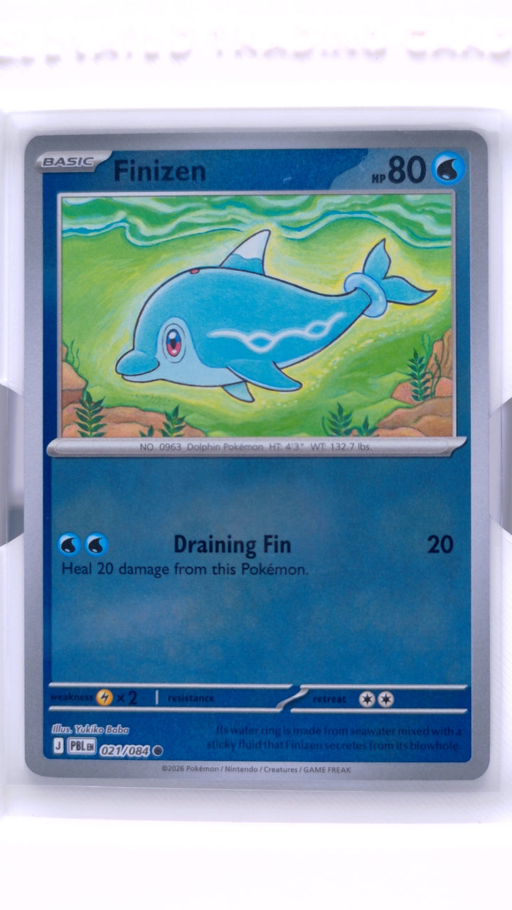 Pokémon TCG: Mega Evolution — Pitch Black Finizen #021/084 Common Reverse Holo — Front