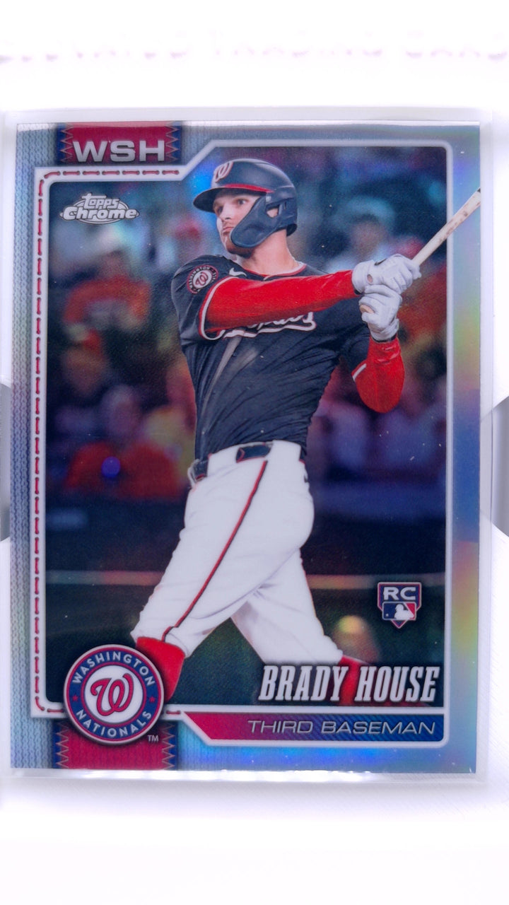 2026 Topps Chrome Baseball Brady House #189 Refractor RC — Front