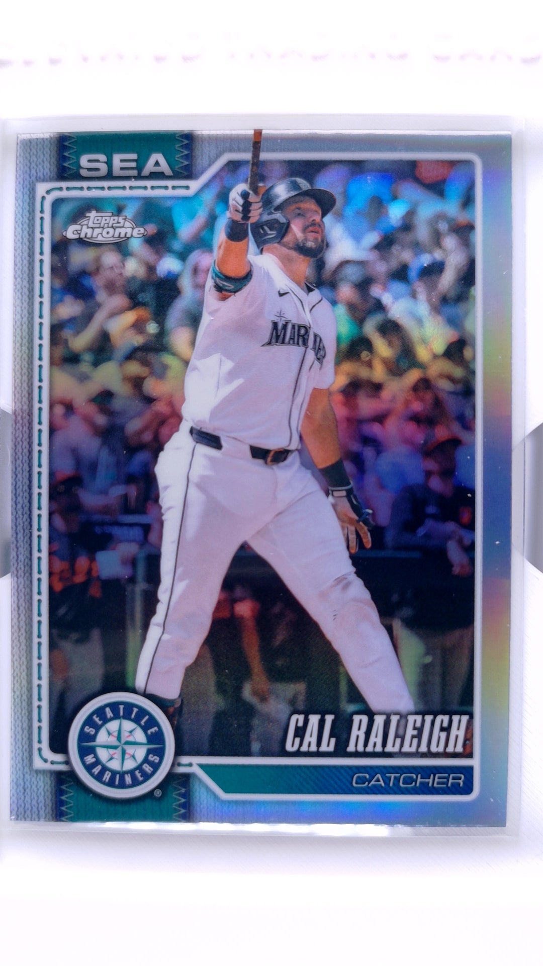 #9 Cal Raleigh Refractor - front