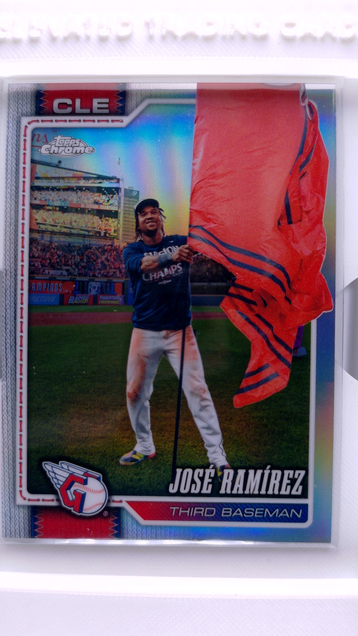 2026 Topps Chrome Baseball José Ramírez #127 Image Variation — Front