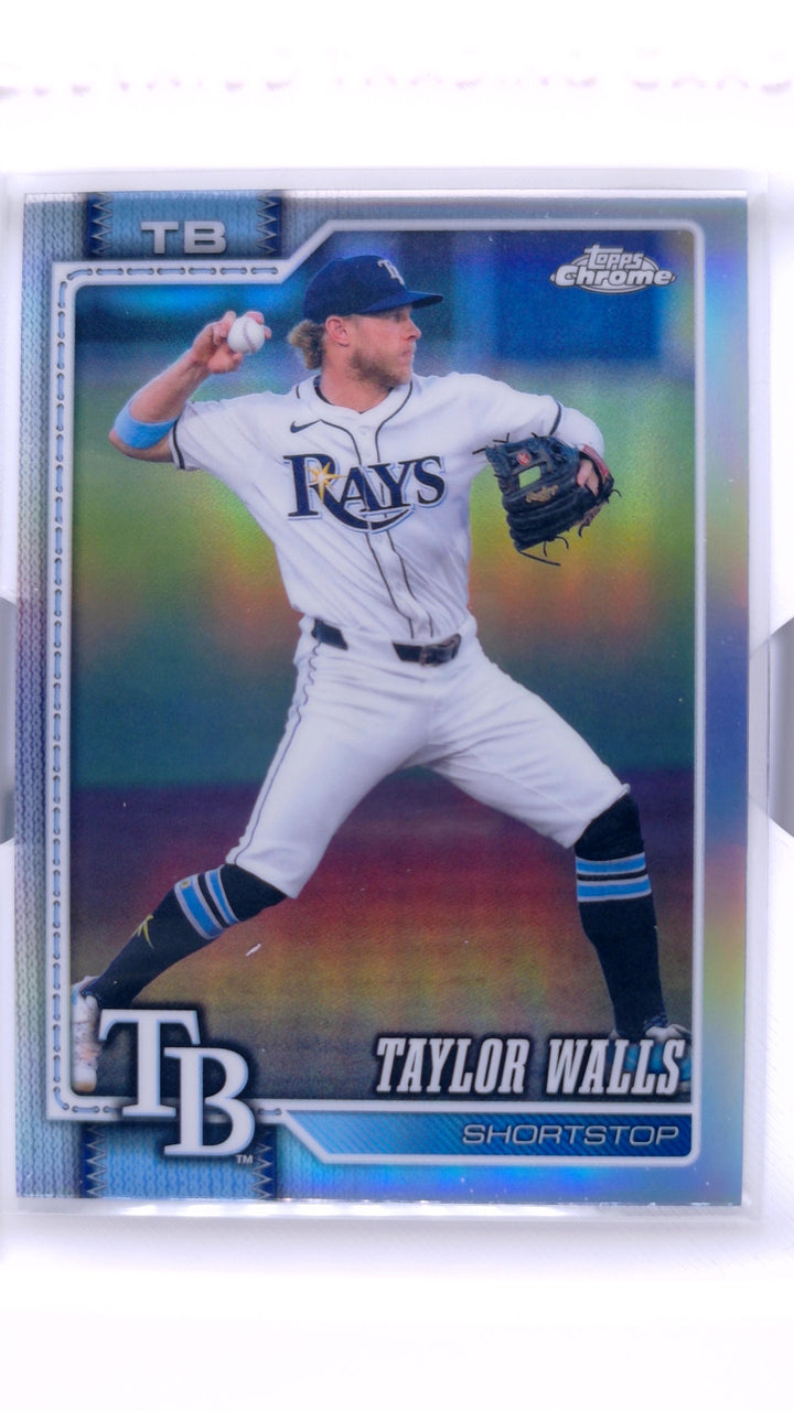 2026 Topps Chrome Baseball Taylor Walls #104 Refractor — Front
