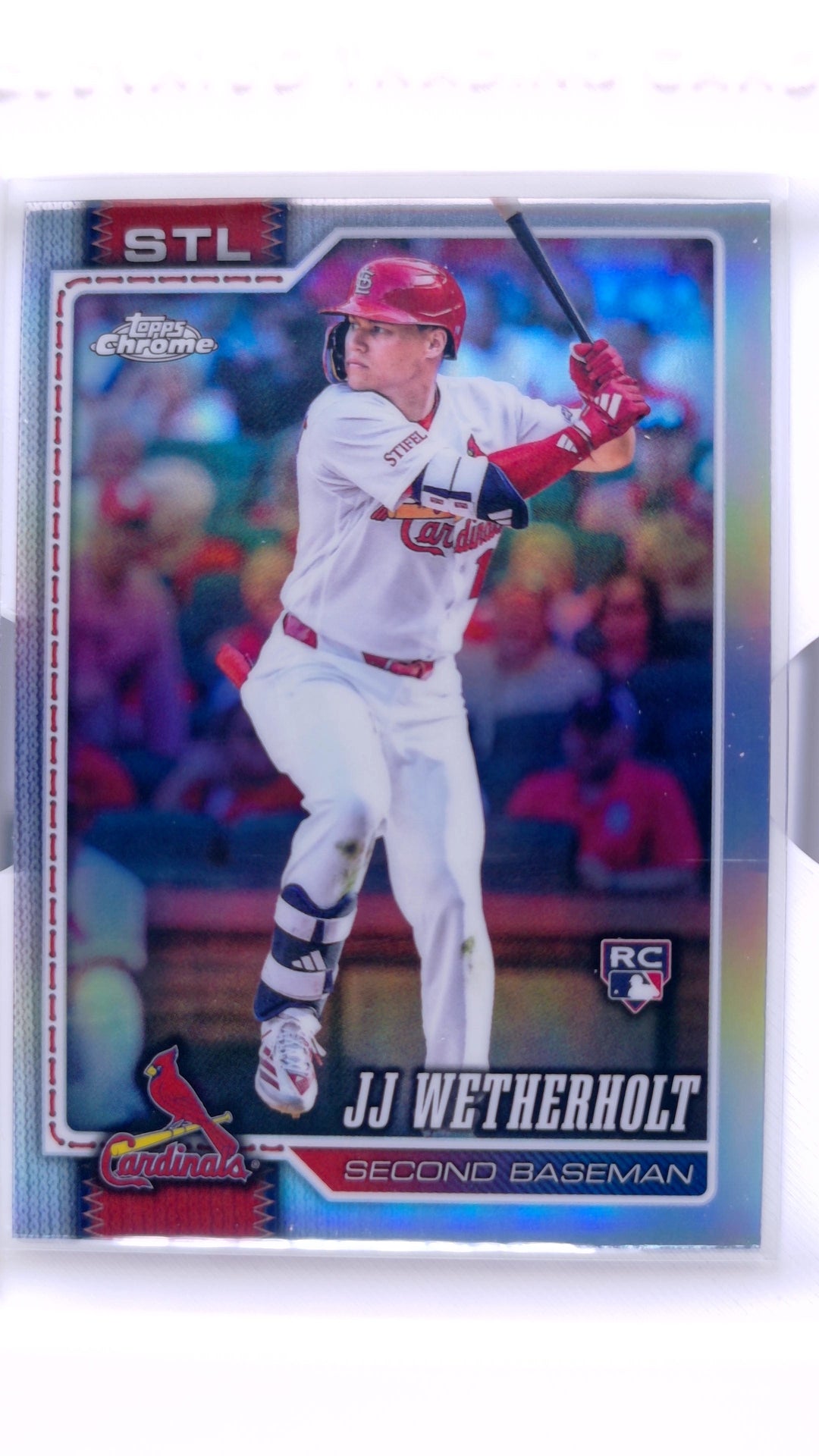 #119 JJ Wetherholt Rookie Refractor - front